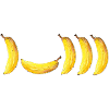 5 bananas