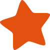 simple orange star