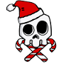 Santa Skull Funny Christmas
