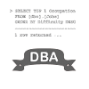 Datenbankadministrator DBA SQL Witzig