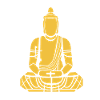 Mediation buddha sitting