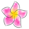 Frangipani Aquarel