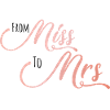 From Miss to Mrs
