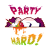 Party Hard Einhorn