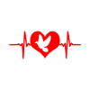 Dove heart pulse
