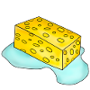 Sponge with water
