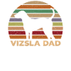 Retro Distressed Vizsla Dad