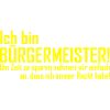 ich bin bürgermeister