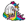 Kotzendes Einhorn Kotze Übergeben Brechen lustig
