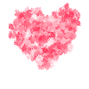 Heart flower symbol