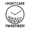 Pension Sleeping Retiree Retirement Freedom Clock