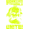 Lavoratori del mondo, unitevi! - Karl Marx (neon)