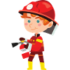 Pompiers pompiers extincteur cadeau casque