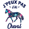 j'peux pas j'ai cheval
