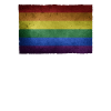 LGBT Vintage Rainbow Flag Flag Gay Pride CSD