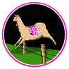 Llama sleeping