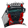 0807 M truck black red