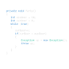 Code-Snippet c #: Übergeben