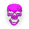 Pink skull