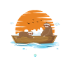 Sloth Canoe Kayak Team Gift