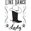 Line Dance Lady