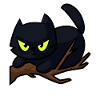 Chat énervé