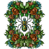 Spinne-Blumen