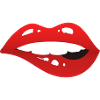 Sexy Lady's Red Lips