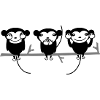 the three