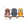 Lustiges Coffee Owls, Kaffeettrinker Geschenk