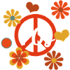 70s Hippie Flowerpower