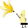 Banana naked funny striptease