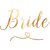 Bride - JGA - Wedding - Gold Look
