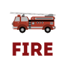 Voiture de héros de pompiers