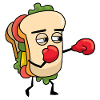 Boxing Sports Sandwich