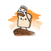 Choco Snack King Sandwich Geschenk