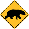 Polar Bear Road Sign