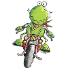 Biker Frosch