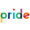 Pride - Typographie arc-en-ciel