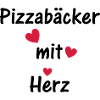 Pizzabäcker mit Herz