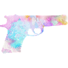 Bunte Waffe Pistole