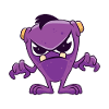 Evil purple monster