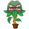 Scary carnivorous plant