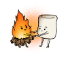 marshmallow and fire gift