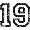 Number 19 number nineteen 19th birthday nineteenth