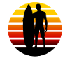 Surfer retro design