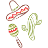 Mexico Cinco De Mayo Cactus Sombrero