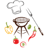 Grill Master Grill Grill Chef's Hat
