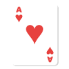 Heart Ace playing card