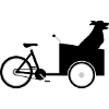 Cargo vélo chien
